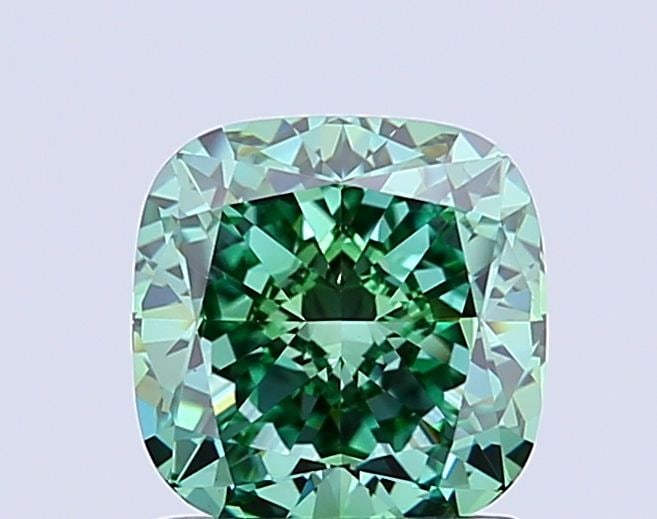 IGI Cushion Modified 2.02ct Fancy Vivid Green VVS2 - Loose Lab Diamond: IGI Cushion Modified 2.02ct Fancy Vivid Green VVS2 - Loose Lab Diamond Item Specifics: Source: This Is A Real Diamond Grown In A Lab Not Mined. Carat: 2.02 Cut: - Color: Fancy Vivid Green Clarity: VVS
