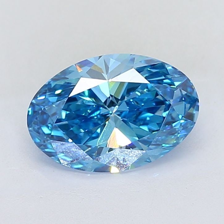 IGI Oval 3.27ct Fancy Vivid Blue VVS2 - Loose Lab Diamond: IGI Oval 3.27ct Fancy Vivid Blue VVS2 - Loose Lab Diamond Item Specifics: Source: This Is A Real Diamond Grown In A Lab Not Mined. Carat: 3.27 Cut: - Color: Fancy Vivid Blue Clarity: VVS2 Polish: EX S