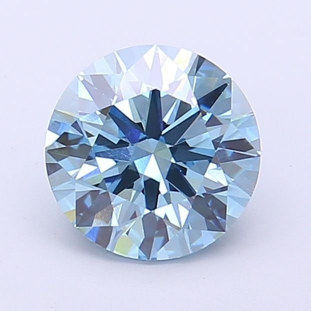 IGI Round 1.53ct Fancy Vivid Blue VVS2 - Loose Lab Diamond: IGI Round 1.53ct Fancy Vivid Blue VVS2 - Loose Lab Diamond Item Specifics: Source: This Is A Real Diamond Grown In A Lab Not Mined. Carat: 1.53 Cut: EX Color: Fancy Vivid Blue Clarity: VVS2 Polish: