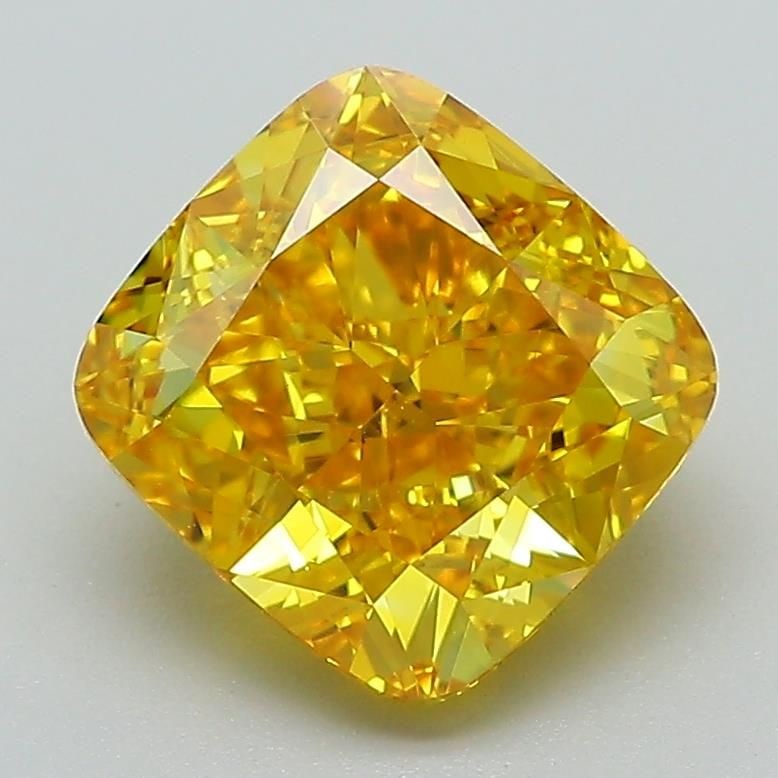 IGI Cushion Modified 2.65ct Fancy Vivid Yellow VVS2 - Loose Lab Diamond: IGI Cushion Modified 2.65ct Fancy Vivid Yellow VVS2 - Loose Lab Diamond Item Specifics: Source: This Is A Real Diamond Grown In A Lab Not Mined. Carat: 2.65 Cut: - Color: Fancy Vivid Yellow Clarity: V