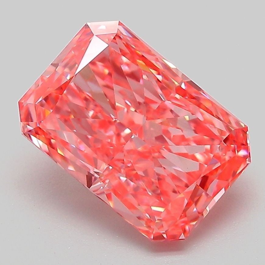 IGI Radiant 3.07ct Fancy Vivid Pink VVS2 - Loose Lab Diamond: IGI Radiant 3.07ct Fancy Vivid Pink VVS2 - Loose Lab Diamond Item Specifics: Source: This Is A Real Diamond Grown In A Lab Not Mined. Carat: 3.07 Cut: - Color: Fancy Vivid Pink Clarity: VVS2 Polish: E