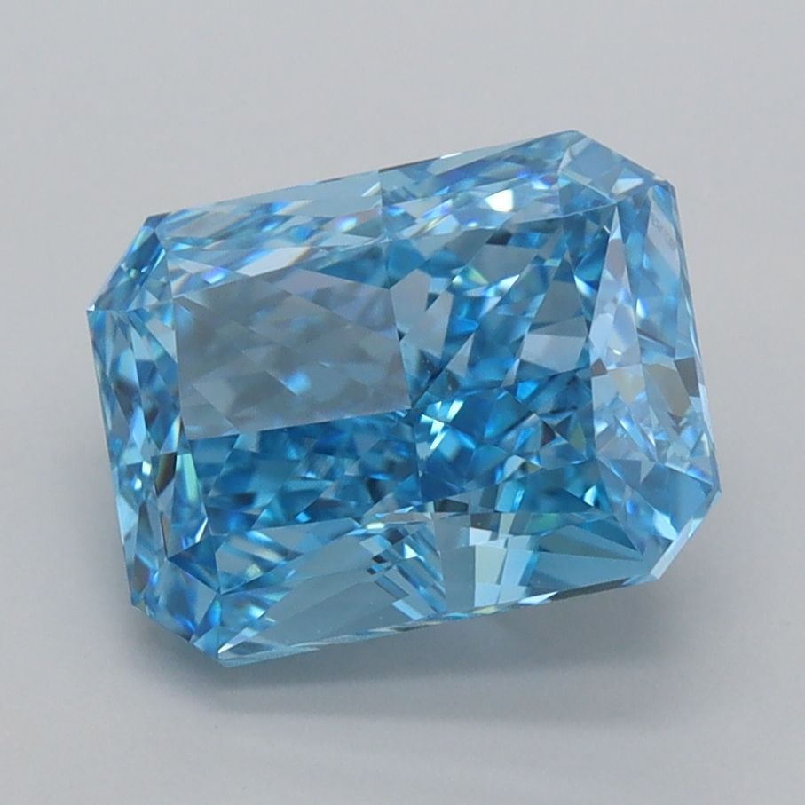 IGI Radiant 3.06ct Fancy Vivid Blue VVS1 - Loose Lab Diamond: IGI Radiant 3.06ct Fancy Vivid Blue VVS1 - Loose Lab Diamond Item Specifics: Source: This Is A Real Diamond Grown In A Lab Not Mined. Carat: 3.06 Cut: - Color: Fancy Vivid Blue Clarity: VVS1 Polish: E