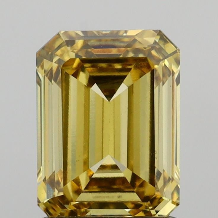 IGI Emerald 1.41ct Fancy Grayish Yellow VVS2 - Loose Lab Diamond (1 of 1)