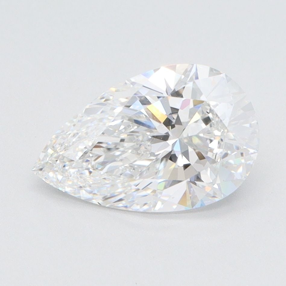 IGI Pear 1.59ct E VVS2 - Loose Lab Diamond: IGI Pear 1.59ct E VVS2 - Loose Lab Diamond Item Specifics: Source: This Is A Real Diamond Grown In A Lab Not Mined. Carat: 1.59 Cut: - Color: E Clarity: VVS2 Polish: EX Symmetry: EX Measurements: 10.4