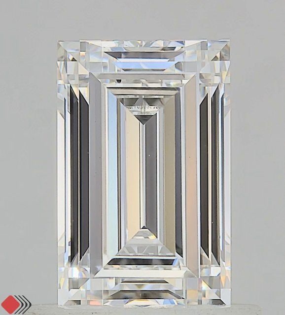 IGI Baguette 1.06ct E VVS2 - Loose Lab Diamond: IGI Baguette 1.06ct E VVS2 - Loose Lab Diamond Item Specifics: Source: This Is A Real Diamond Grown In A Lab Not Mined. Carat: 1.06 Cut: - Color: E Clarity: VVS2 Polish: EX Symmetry: EX Measurements: 