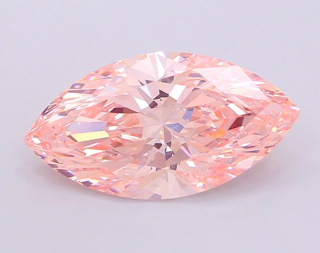 IGI Marquise 7.08ct Fancy Vivid Pink VVS2 - Loose Lab Diamond: IGI Marquise 7.08ct Fancy Vivid Pink VVS2 - Loose Lab Diamond Item Specifics: Source: This Is A Real Diamond Grown In A Lab Not Mined. Carat: 7.08 Cut: - Color: Fancy Vivid Pink Clarity: VVS2 Polish: 