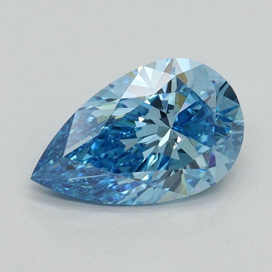 IGI Pear 1.5ct Fancy Vivid Blue VVS2 - Loose Lab Diamond: IGI Pear 1.5ct Fancy Vivid Blue VVS2 - Loose Lab Diamond Item Specifics: Source: This Is A Real Diamond Grown In A Lab Not Mined. Carat: 1.5 Cut: - Color: Fancy Vivid Blue Clarity: VVS2 Polish: EX Sym
