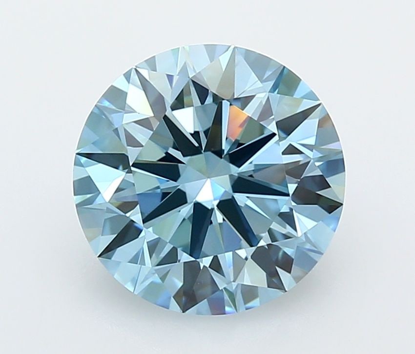 IGI Round 4.21ct Fancy Vivid Blue VVS2 - Ideal Loose Lab Diamond: IGI Round 4.21ct Fancy Vivid Blue VVS2 - Ideal Loose Lab Diamond Item Specifics: Source: This Is A Real Diamond Grown In A Lab Not Mined. Carat: 4.21 Cut: ID Color: Fancy Vivid Blue Clarity: VVS2