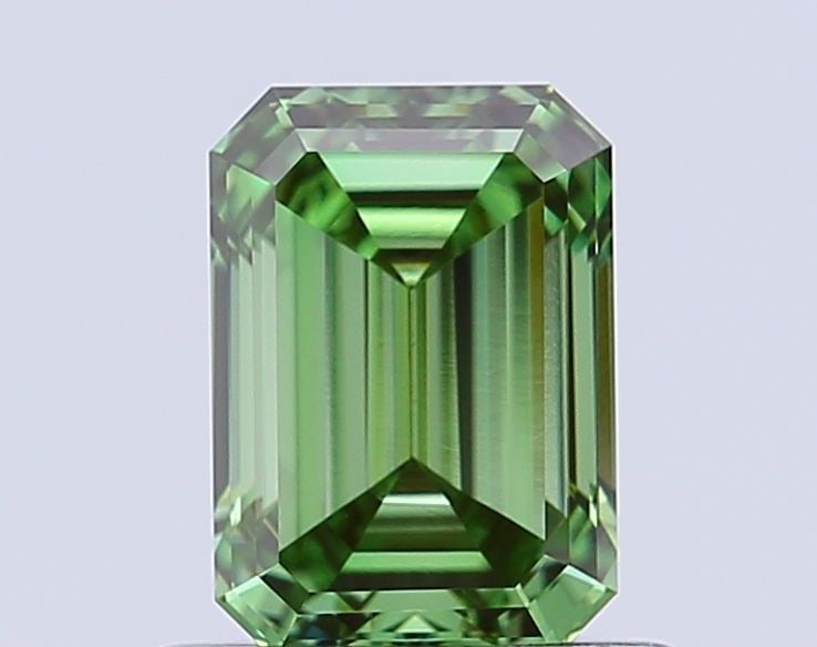 IGI Emerald 1.05ct Fancy Vivid Green VVS2 - Loose Lab Diamond: IGI Emerald 1.05ct Fancy Vivid Green VVS2 - Loose Lab Diamond Item Specifics: Source: This Is A Real Diamond Grown In A Lab Not Mined. Carat: 1.05 Cut: - Color: Fancy Vivid Green Clarity: VVS2