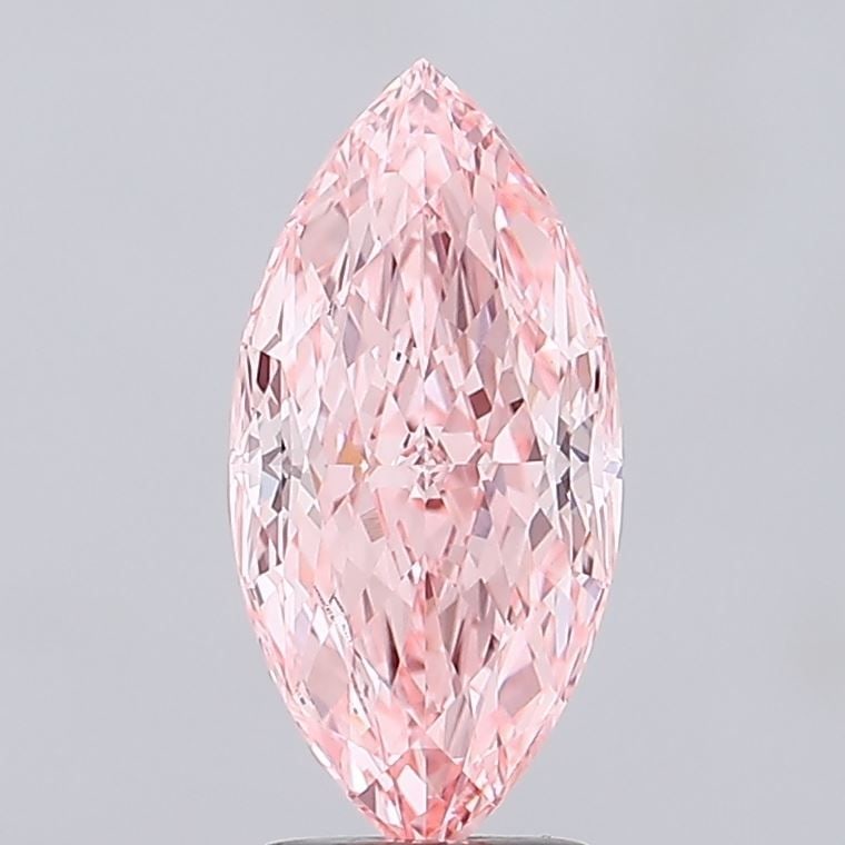 IGI Marquise 3.03ct Fancy Vivid Pink VVS2 - Loose Lab Diamond: IGI Marquise 3.03ct Fancy Vivid Pink VVS2 - Loose Lab Diamond Item Specifics: Source: This Is A Real Diamond Grown In A Lab Not Mined. Carat: 3.03 Cut: - Color: Fancy Vivid Pink Clarity: VVS2 Polish: 