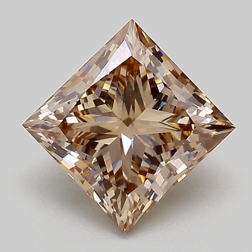 IGI Princess 2.06ct Fancy Light Brown VVS1 - Loose Lab Diamond: IGI Princess 2.06ct Fancy Light Brown VVS1 - Loose Lab Diamond Item Specifics: Source: This Is A Real Diamond Grown In A Lab Not Mined. Carat: 2.06 Cut: - Color: Fancy Light Brown Clarity: VVS1 Polish