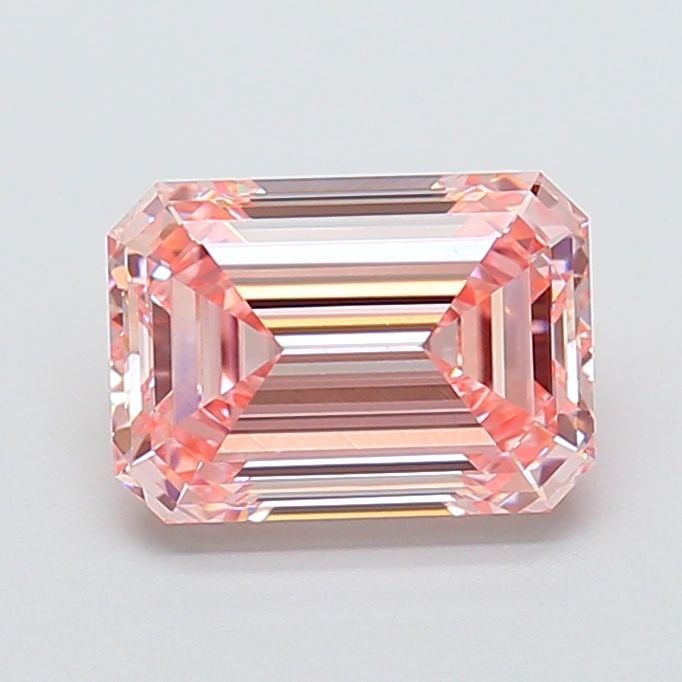 IGI Emerald 2.59ct Fancy Intense Pink VVS2 - Loose Lab Diamond: IGI Emerald 2.59ct Fancy Intense Pink VVS2 - Loose Lab Diamond Item Specifics: Source: This Is A Real Diamond Grown In A Lab Not Mined. Carat: 2.59 Cut: - Color: Fancy Intense Pink Clarity: VVS2 Polis