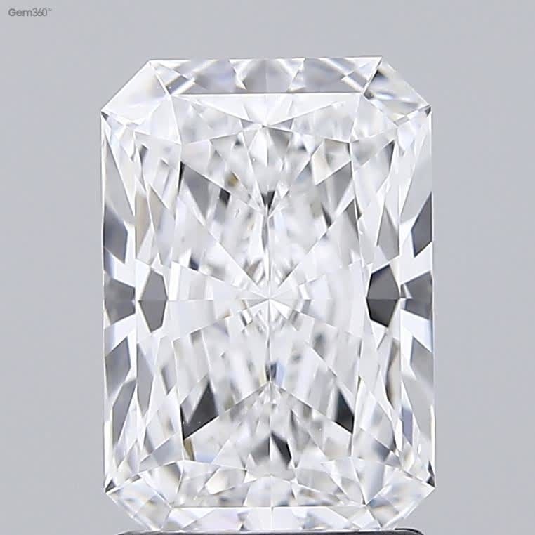 GIA Radiant 1.85ct E VVS2 - Loose Lab Diamond: GIA Radiant 1.85ct E VVS2 - Loose Lab Diamond Item Specifics: Source: This Is A Real Diamond Grown In A Lab Not Mined. Carat: 1.85 Cut: - Color: E Clarity: VVS2 Polish: EX Symmetry: EX Measurements: 8