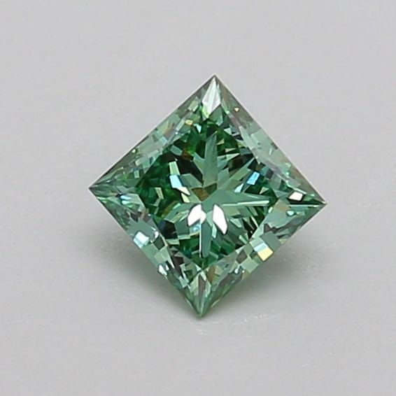 IGI Princess 0.4ct Fancy Vivid Green VVS2 - Loose Lab Diamond: IGI Princess 0.4ct Fancy Vivid Green VVS2 - Loose Lab Diamond Item Specifics: Source: This Is A Real Diamond Grown In A Lab Not Mined. Carat: 0.4 Cut: - Color: Fancy Vivid Green Clarity: VVS2 Polish: 