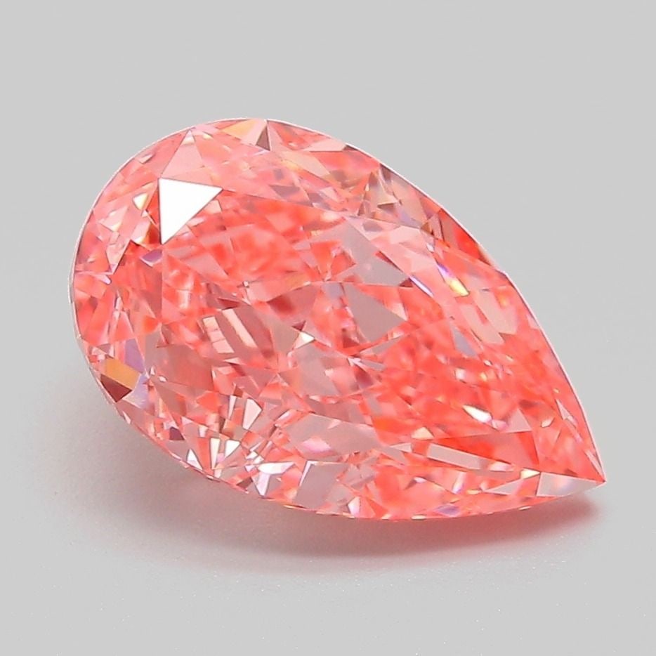 IGI Pear 3.04ct Fancy Vivid Pink VVS2 - Loose Lab Diamond: IGI Pear 3.04ct Fancy Vivid Pink VVS2 - Loose Lab Diamond Item Specifics: Source: This Is A Real Diamond Grown In A Lab Not Mined. Carat: 3.04 Cut: - Color: Fancy Vivid Pink Clarity: VVS2 Polish: EX S