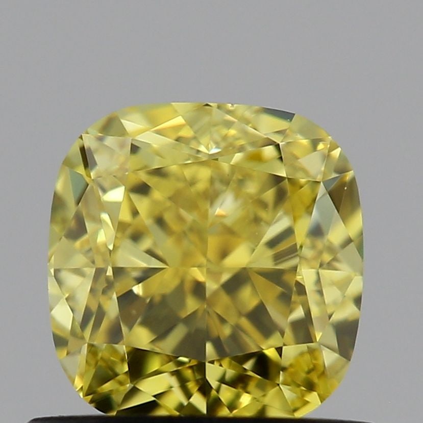 IGI Cushion Modified 0.8ct Fancy Intense Yellow VVS2 - Loose Lab Diamond: IGI Cushion Modified 0.8ct Fancy Intense Yellow VVS2 - Loose Lab Diamond Item Specifics: Source: This Is A Real Diamond Grown In A Lab Not Mined. Carat: 0.8 Cut: - Color: Fancy Intense Yellow Clarity: