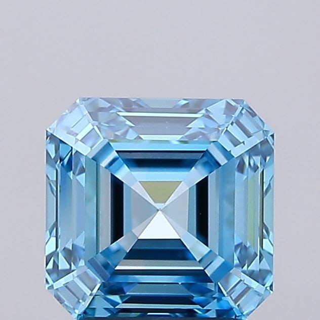 IGI Asscher 1.72ct Fancy Vivid Blue VVS2 - Loose Lab Diamond: IGI Asscher 1.72ct Fancy Vivid Blue VVS2 - Loose Lab Diamond Item Specifics: Source: This Is A Real Diamond Grown In A Lab Not Mined. Carat: 1.72 Cut: - Color: Fancy Vivid Blue Clarity: VVS2 Polish: E
