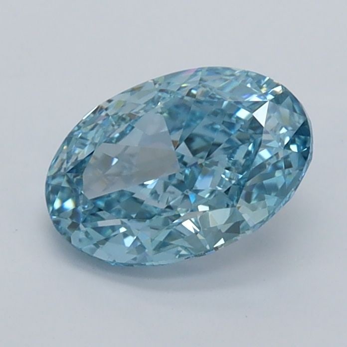 IGI Oval 1.03ct Fancy Vivid Blue VVS2 - Loose Lab Diamond: IGI Oval 1.03ct Fancy Vivid Blue VVS2 - Loose Lab Diamond Item Specifics: Source: This Is A Real Diamond Grown In A Lab Not Mined. Carat: 1.03 Cut: - Color: Fancy Vivid Blue Clarity: VVS2 Polish: EX S