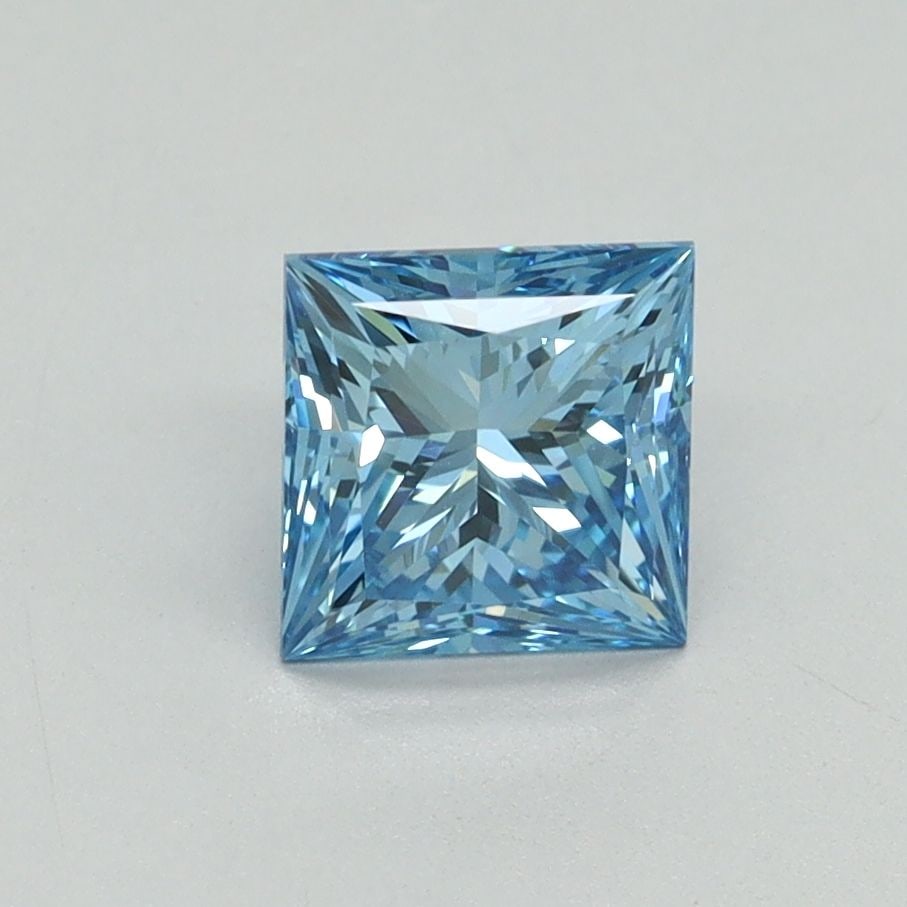 IGI Princess 1.08ct Fancy Vivid Blue VVS2 - Loose Lab Diamond: IGI Princess 1.08ct Fancy Vivid Blue VVS2 - Loose Lab Diamond Item Specifics: Source: This Is A Real Diamond Grown In A Lab Not Mined. Carat: 1.08 Cut: - Color: Fancy Vivid Blue Clarity: VVS2 Polish: