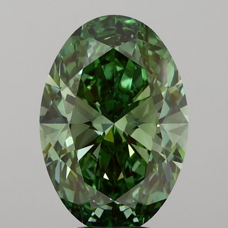 IGI Oval 4.72ct Fancy Vivid Green VVS2 - Loose Lab Diamond: IGI Oval 4.72ct Fancy Vivid Green VVS2 - Loose Lab Diamond Item Specifics: Source: This Is A Real Diamond Grown In A Lab Not Mined. Carat: 4.72 Cut: - Color: Fancy Vivid Green Clarity: VVS2 Polish: EX