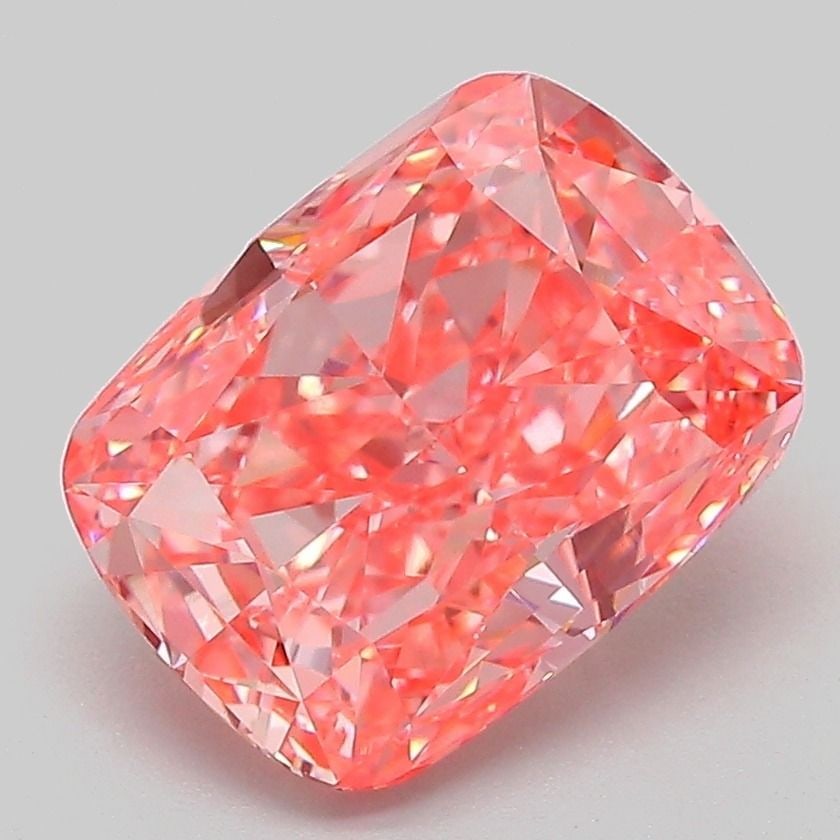 IGI Cushion Modified 3.15ct Fancy Vivid Pink VVS2 - Loose Lab Diamond: IGI Cushion Modified 3.15ct Fancy Vivid Pink VVS2 - Loose Lab Diamond Item Specifics: Source: This Is A Real Diamond Grown In A Lab Not Mined. Carat: 3.15 Cut: - Color: Fancy Vivid Pink Clarity: VVS2 