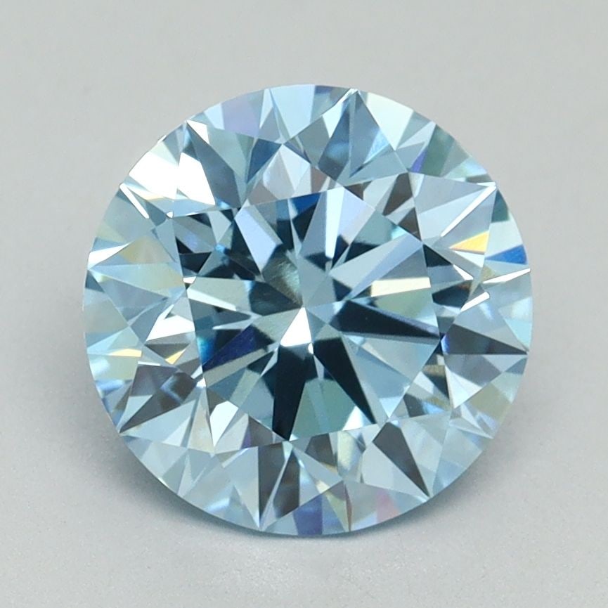 IGI Round 2.39ct Fancy Vivid Blue VVS2 - Ideal Loose Lab Diamond: IGI Round 2.39ct Fancy Vivid Blue VVS2 - Ideal Loose Lab Diamond Item Specifics: Source: This Is A Real Diamond Grown In A Lab Not Mined. Carat: 2.39 Cut: ID Color: Fancy Vivid Blue Clarity: VVS2 Poli