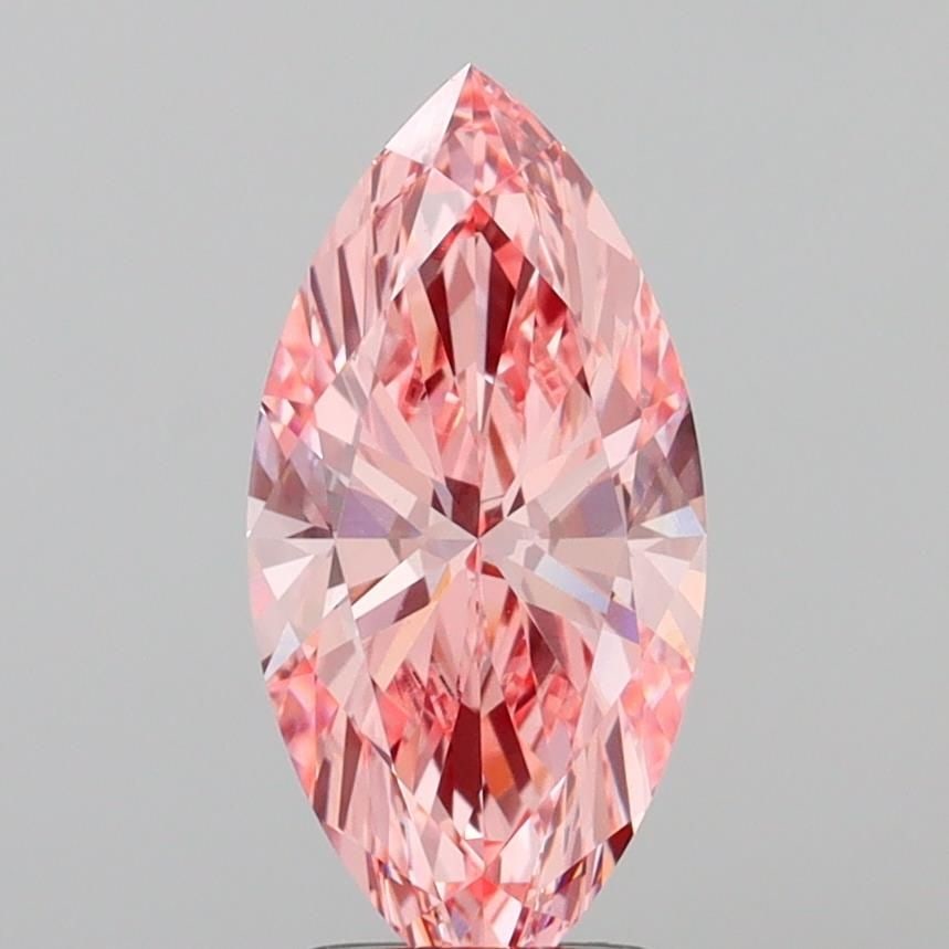 IGI Marquise 2.03ct Fancy Vivid Pink VVS2 - Loose Lab Diamond: IGI Marquise 2.03ct Fancy Vivid Pink VVS2 - Loose Lab Diamond Item Specifics: Source: This Is A Real Diamond Grown In A Lab Not Mined. Carat: 2.03 Cut: - Color: Fancy Vivid Pink Clarity: VVS2 Polish: 
