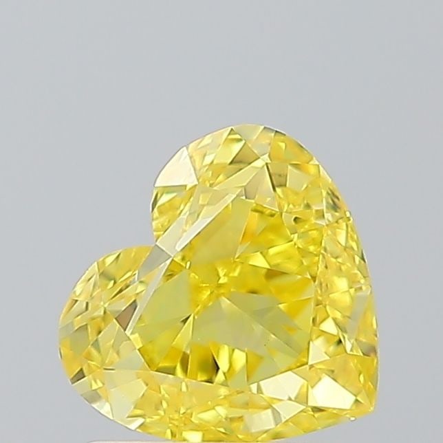IGI Heart 1.54ct Fancy Vivid Yellow VVS2 - Loose Lab Diamond: IGI Heart 1.54ct Fancy Vivid Yellow VVS2 - Loose Lab Diamond Item Specifics: Source: This Is A Real Diamond Grown In A Lab Not Mined. Carat: 1.54 Cut: - Color: Fancy Vivid Yellow Clarity: VVS2 Polish: