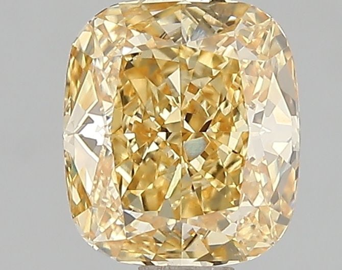 IGI Cushion Modified 1.6ct Fancy Intense Yellow VVS2 - Loose Lab Diamond: IGI Cushion Modified 1.6ct Fancy Intense Yellow VVS2 - Loose Lab Diamond Item Specifics: Source: This Is A Real Diamond Grown In A Lab Not Mined. Carat: 1.6 Cut: - Color: Fancy Intense Yellow Clarity: