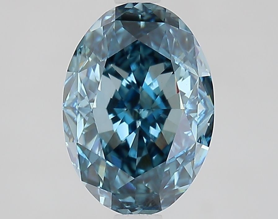 IGI Oval 2.41ct Fancy Vivid Blue VVS2 - Loose Lab Diamond: IGI Oval 2.41ct Fancy Vivid Blue VVS2 - Loose Lab Diamond Item Specifics: Source: This Is A Real Diamond Grown In A Lab Not Mined. Carat: 2.41 Cut: - Color: Fancy Vivid Blue Clarity: VVS2 Polish: EX S