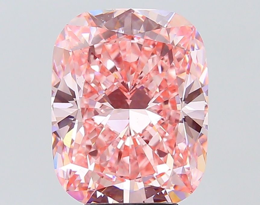 IGI Cushion Modified 6.08ct Fancy Vivid Pink VVS2 - Loose Lab Diamond: IGI Cushion Modified 6.08ct Fancy Vivid Pink VVS2 - Loose Lab Diamond Item Specifics: Source: This Is A Real Diamond Grown In A Lab Not Mined. Carat: 6.08 Cut: - Color: Fancy Vivid Pink Clarity: VVS2 