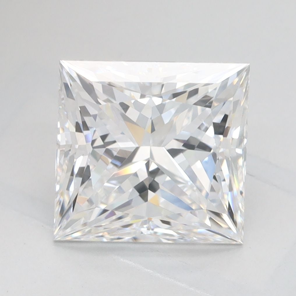 GCAL Princess 2.57ct D VVS1 - Loose Lab Diamond: GCAL Princess 2.57ct D VVS1 - Loose Lab Diamond Item Specifics: Source: This Is A Real Diamond Grown In A Lab Not Mined. Carat: 2.57 Cut: - Color: D Clarity: VVS1 Polish: EX Symmetry: EX Measurements: