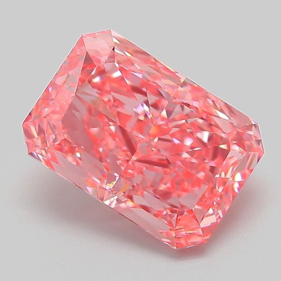 IGI Radiant 3.02ct Fancy Vivid Pink VVS2 - Loose Lab Diamond: IGI Radiant 3.02ct Fancy Vivid Pink VVS2 - Loose Lab Diamond Item Specifics: Source: This Is A Real Diamond Grown In A Lab Not Mined. Carat: 3.02 Cut: - Color: Fancy Vivid Pink Clarity: VVS2 Polish: E