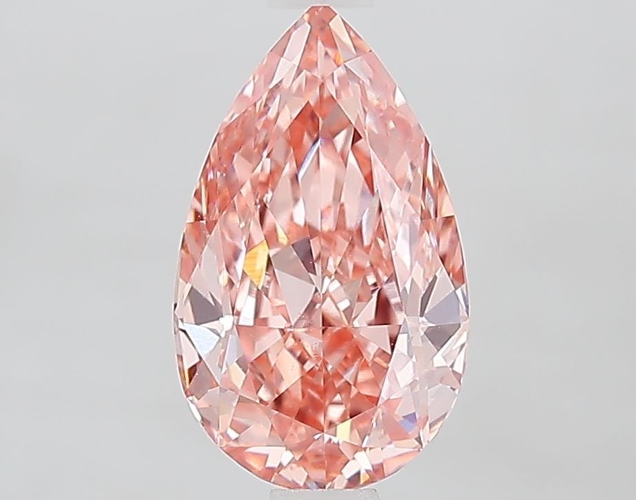 IGI Pear 1.61ct Fancy Vivid Pink VVS2 - Loose Lab Diamond: IGI Pear 1.61ct Fancy Vivid Pink VVS2 - Loose Lab Diamond Item Specifics: Source: This Is A Real Diamond Grown In A Lab Not Mined. Carat: 1.61 Cut: - Color: Fancy Vivid Pink Clarity: VVS2 Polish: EX S