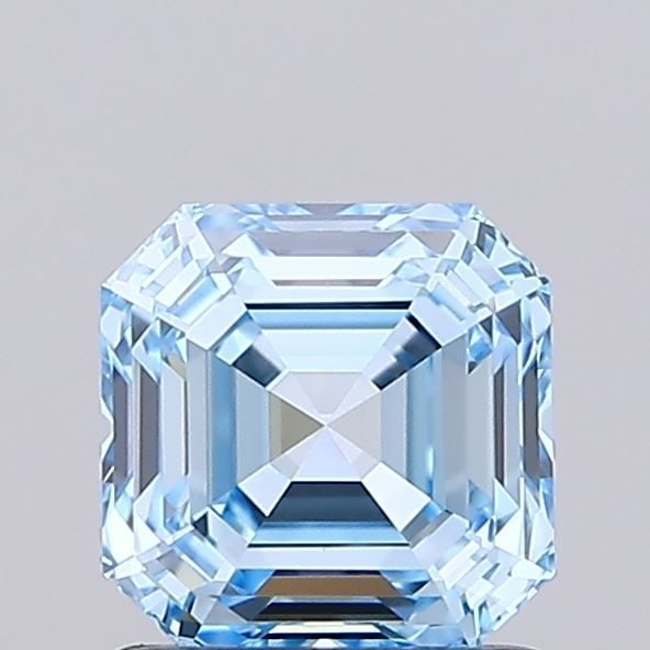 IGI Asscher 1.0ct Fancy Vivid Blue IF - Loose Lab Diamond: IGI Asscher 1.0ct Fancy Vivid Blue IF - Loose Lab Diamond Item Specifics: Source: This Is A Real Diamond Grown In A Lab Not Mined. Carat: 1.0 Cut: - Color: Fancy Vivid Blue Clarity: IF Polish: EX Symm