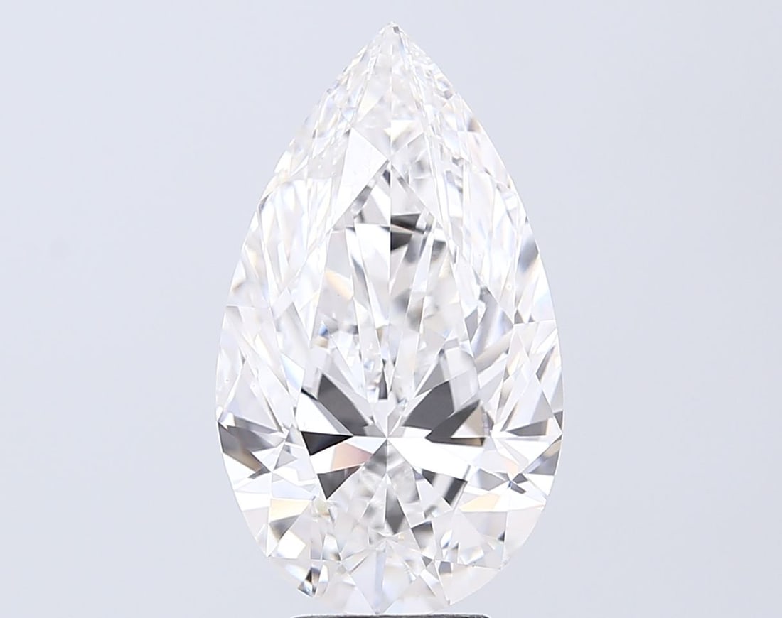 IGI Pear 5.5ct E VVS2 - Loose Lab Diamond: IGI Pear 5.5ct E VVS2 - Loose Lab Diamond Item Specifics: Source: This Is A Real Diamond Grown In A Lab Not Mined. Carat: 5.5 Cut: - Color: E Clarity: VVS2 Polish: EX Symmetry: EX Measurements: 16.54L
