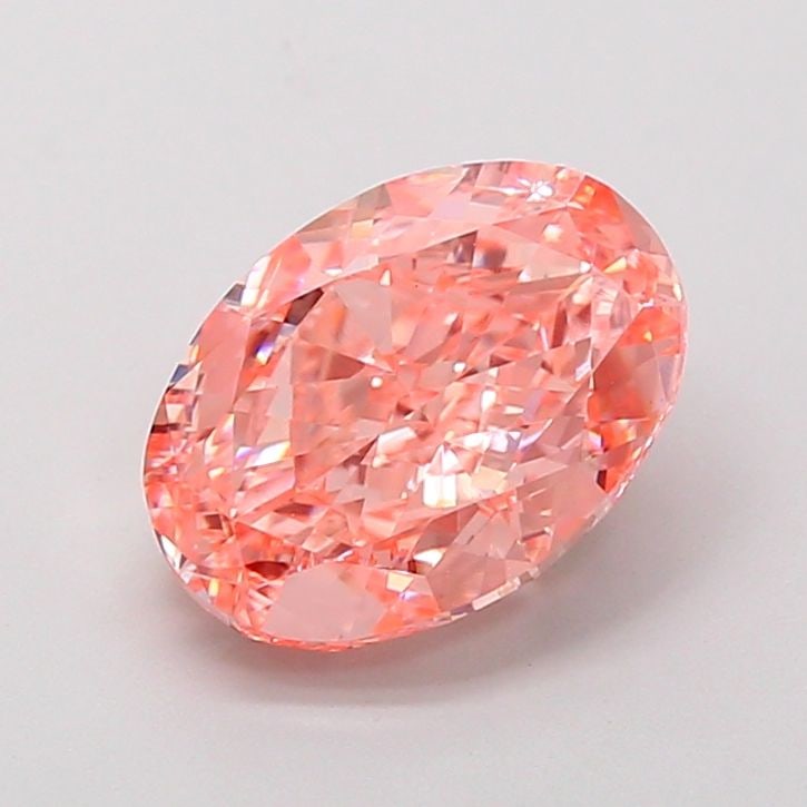 IGI Oval 3.0ct Fancy Vivid Pink VVS2 - Loose Lab Diamond: IGI Oval 3.0ct Fancy Vivid Pink VVS2 - Loose Lab Diamond Item Specifics: Source: This Is A Real Diamond Grown In A Lab Not Mined. Carat: 3.0 Cut: - Color: Fancy Vivid Pink Clarity: VVS2 Polish: EX Sym