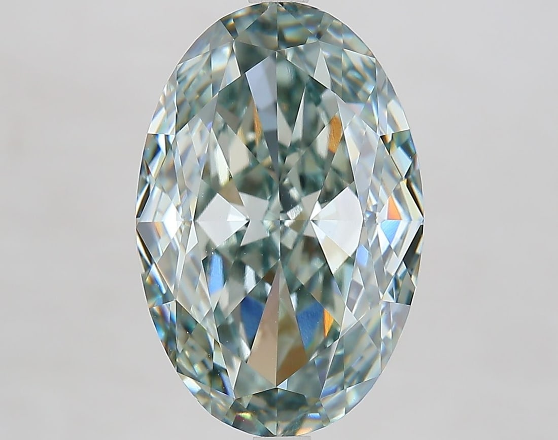 IGI Oval 8.1ct Fancy Green VVS2 - Loose Lab Diamond: IGI Oval 8.1ct Fancy Green VVS2 - Loose Lab Diamond Item Specifics: Source: This Is A Real Diamond Grown In A Lab Not Mined. Carat: 8.1 Cut: - Color: Fancy Green Clarity: VVS2 Polish: EX Symmetry: EX 