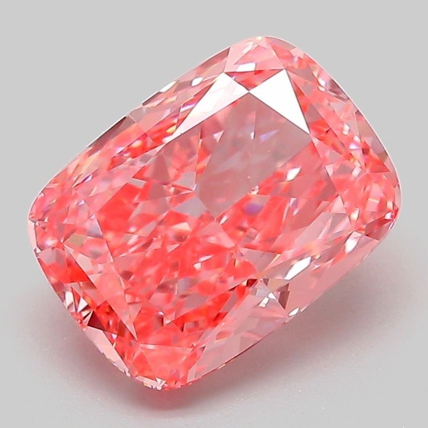 IGI Cushion Modified 3.19ct Fancy Vivid Pink VVS2 - Loose Lab Diamond: IGI Cushion Modified 3.19ct Fancy Vivid Pink VVS2 - Loose Lab Diamond Item Specifics: Source: This Is A Real Diamond Grown In A Lab Not Mined. Carat: 3.19 Cut: - Color: Fancy Vivid Pink Clarity: VVS2 