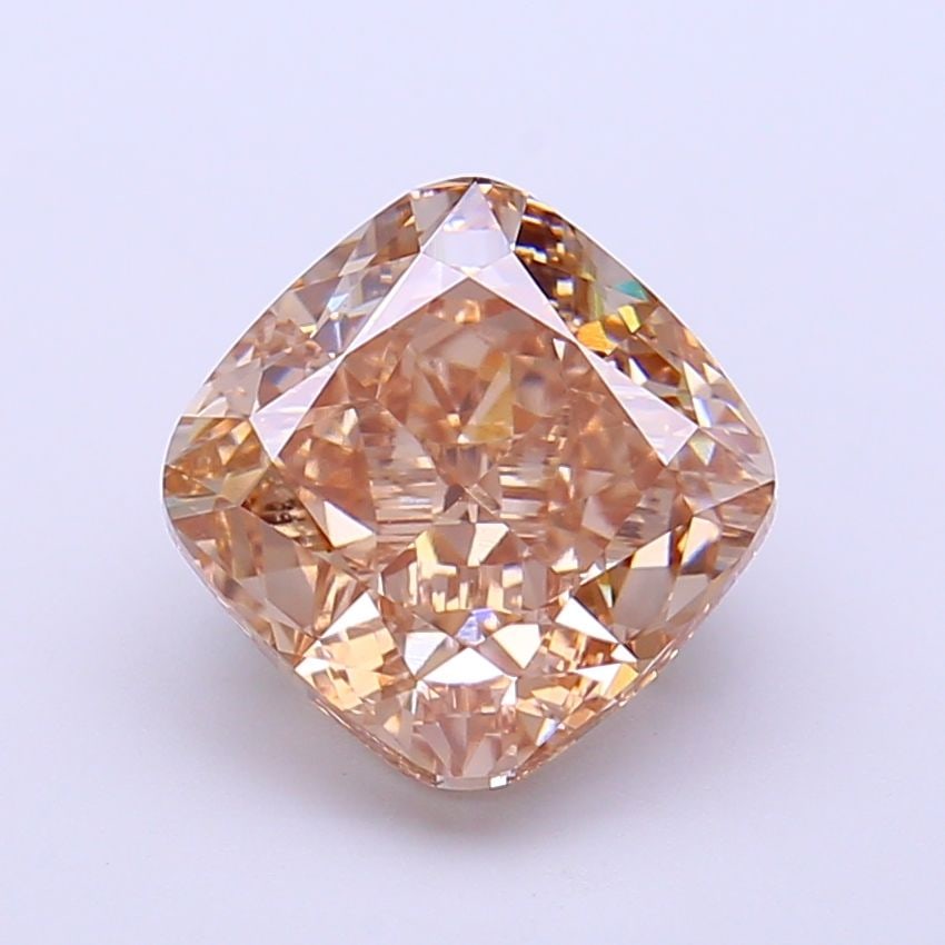 IGI Cushion Modified 3.67ct Fancy Light Brown VVS2 - Loose Lab Diamond (1 of 1)