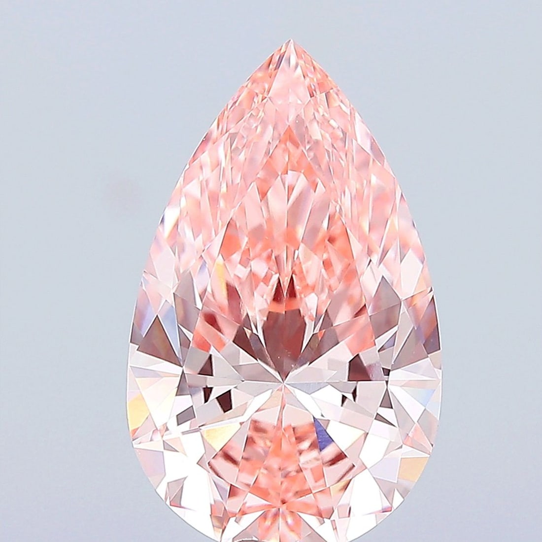 IGI Pear 10.03ct Fancy Vivid Pink VVS2 - Loose Lab Diamond: IGI Pear 10.03ct Fancy Vivid Pink VVS2 - Loose Lab Diamond Item Specifics: Source: This Is A Real Diamond Grown In A Lab Not Mined. Carat: 10.03 Cut: - Color: Fancy Vivid Pink Clarity: VVS2 Polish: EX