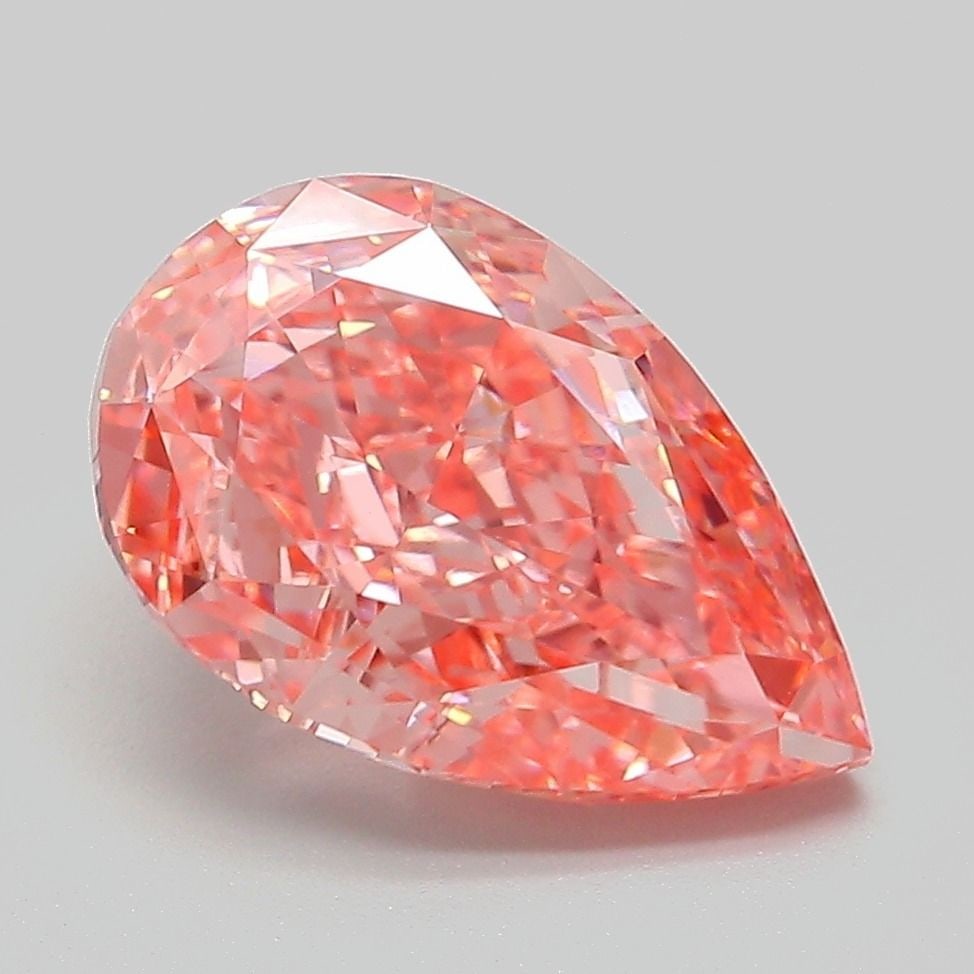 IGI Pear 3.69ct Fancy Vivid Pink VVS2 - Loose Lab Diamond: IGI Pear 3.69ct Fancy Vivid Pink VVS2 - Loose Lab Diamond Item Specifics: Source: This Is A Real Diamond Grown In A Lab Not Mined. Carat: 3.69 Cut: - Color: Fancy Vivid Pink Clarity: VVS2 Polish: EX S