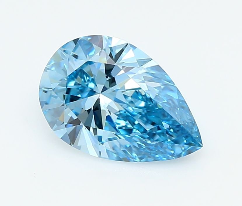 IGI Pear 1.3ct Fancy Vivid Blue VVS1 - Loose Lab Diamond: IGI Pear 1.3ct Fancy Vivid Blue VVS1 - Loose Lab Diamond Item Specifics: Source: This Is A Real Diamond Grown In A Lab Not Mined. Carat: 1.3 Cut: - Color: Fancy Vivid Blue Clarity: VVS1 Polish: EX Sym