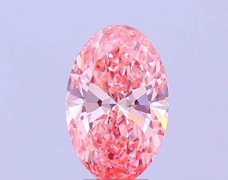 IGI Oval 4.05ct Fancy Vivid Pink VVS2 - Loose Lab Diamond: IGI Oval 4.05ct Fancy Vivid Pink VVS2 - Loose Lab Diamond Item Specifics: Source: This Is A Real Diamond Grown In A Lab Not Mined. Carat: 4.05 Cut: - Color: Fancy Vivid Pink Clarity: VVS2 Polish: EX S