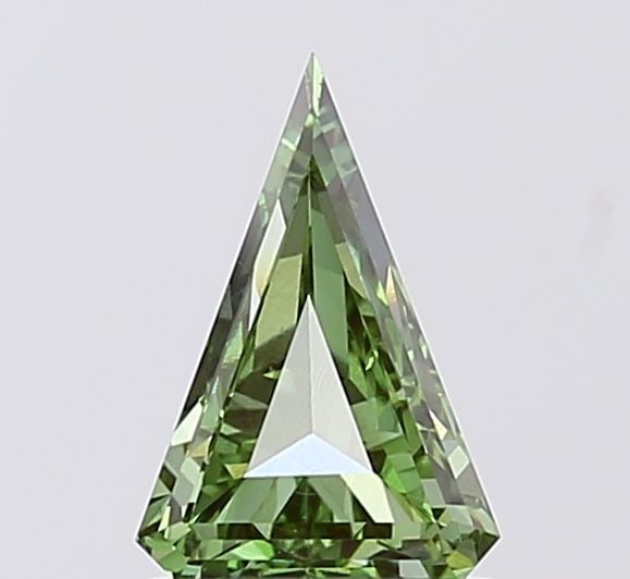 IGI Triangular 0.91ct Fancy Vivid Green VVS2 - Loose Lab Diamond: IGI Triangular 0.91ct Fancy Vivid Green VVS2 - Loose Lab Diamond Item Specifics: Source: This Is A Real Diamond Grown In A Lab Not Mined. Carat: 0.91 Cut: - Color: Fancy Vivid Green Clarity: VVS2 Poli