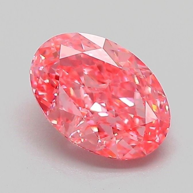 IGI Oval 1.1ct Fancy Vivid Pink VVS2 - Loose Lab Diamond: IGI Oval 1.1ct Fancy Vivid Pink VVS2 - Loose Lab Diamond Item Specifics: Source: This Is A Real Diamond Grown In A Lab Not Mined. Carat: 1.1 Cut: - Color: Fancy Vivid Pink Clarity: VVS2 Polish: EX Sym