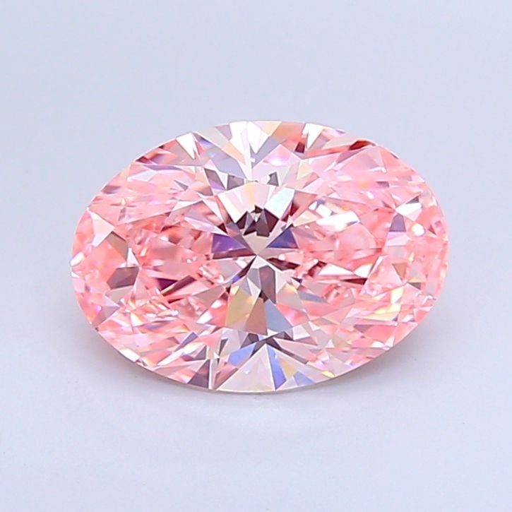 IGI Oval 3.57ct Fancy Vivid Pink VVS2 - Loose Lab Diamond: IGI Oval 3.57ct Fancy Vivid Pink VVS2 - Loose Lab Diamond Item Specifics: Source: This Is A Real Diamond Grown In A Lab Not Mined. Carat: 3.57 Cut: - Color: Fancy Vivid Pink Clarity: VVS2 Polish: VG S