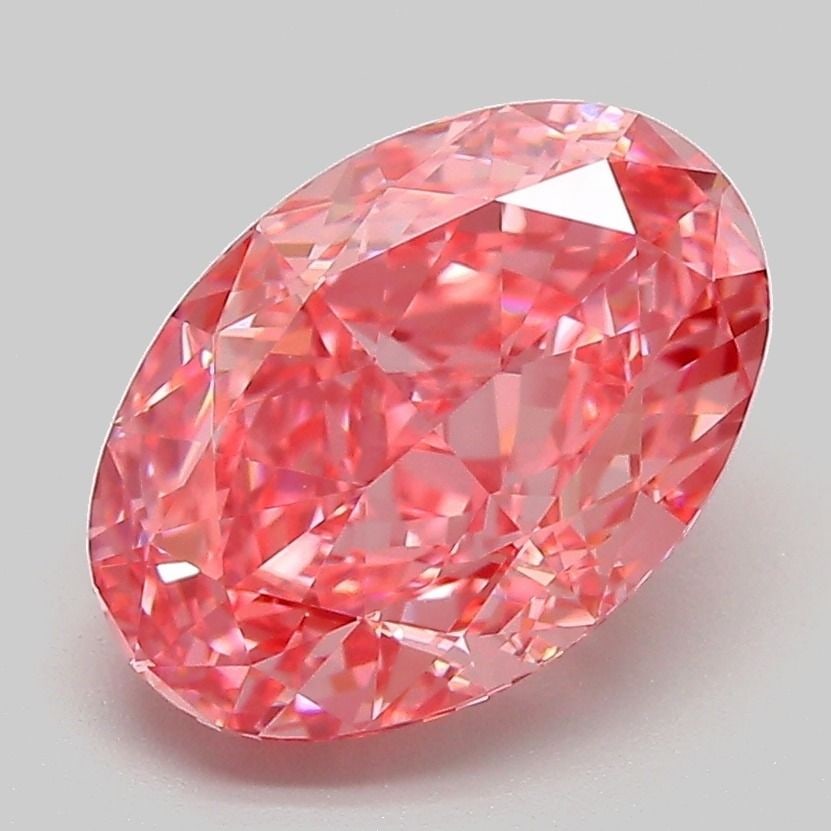 IGI Oval 3.07ct Fancy Vivid Pink VVS2 - Loose Lab Diamond: IGI Oval 3.07ct Fancy Vivid Pink VVS2 - Loose Lab Diamond Item Specifics: Source: This Is A Real Diamond Grown In A Lab Not Mined. Carat: 3.07 Cut: - Color: Fancy Vivid Pink Clarity: VVS2 Polish: EX S