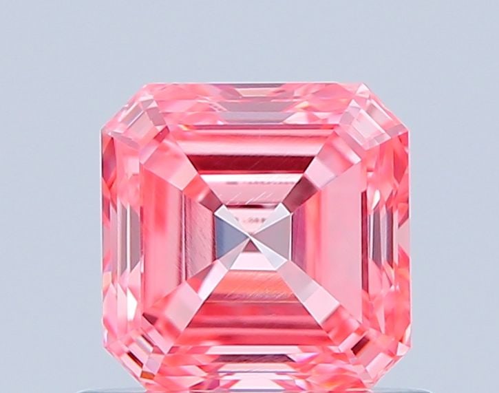 IGI Square Emerald 0.79ct Fancy Vivid Pink VVS2 - Loose Lab Diamond: IGI Square Emerald 0.79ct Fancy Vivid Pink VVS2 - Loose Lab Diamond Item Specifics: Source: This Is A Real Diamond Grown In A Lab Not Mined. Carat: 0.79 Cut: - Color: Fancy Vivid Pink Clarity: VVS2 Po
