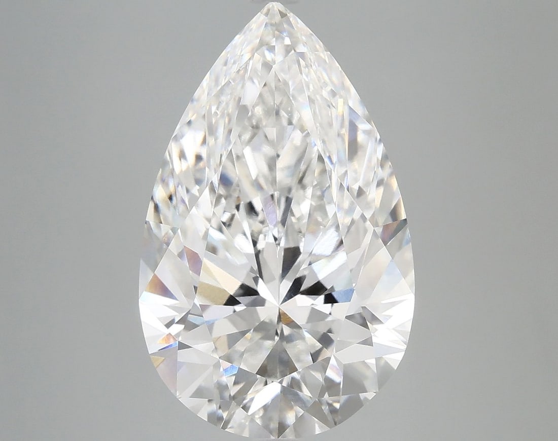 IGI Pear 7.07ct E VVS2 - Loose Lab Diamond: IGI Pear 7.07ct E VVS2 - Loose Lab Diamond Item Specifics: Source: This Is A Real Diamond Grown In A Lab Not Mined. Carat: 7.07 Cut: - Color: E Clarity: VVS2 Polish: EX Symmetry: EX Measurements: 16.9